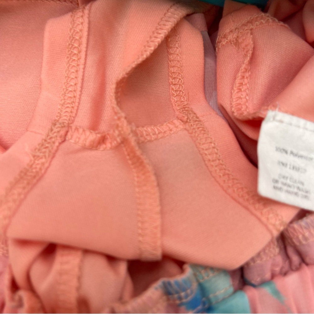 Show Me Your MuMu Pink Blue Olympia Romper in Tropical Twist Small - Picture 8 of 12